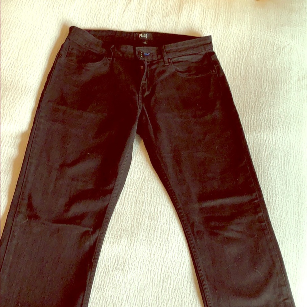 Black Paige Denim Jeans